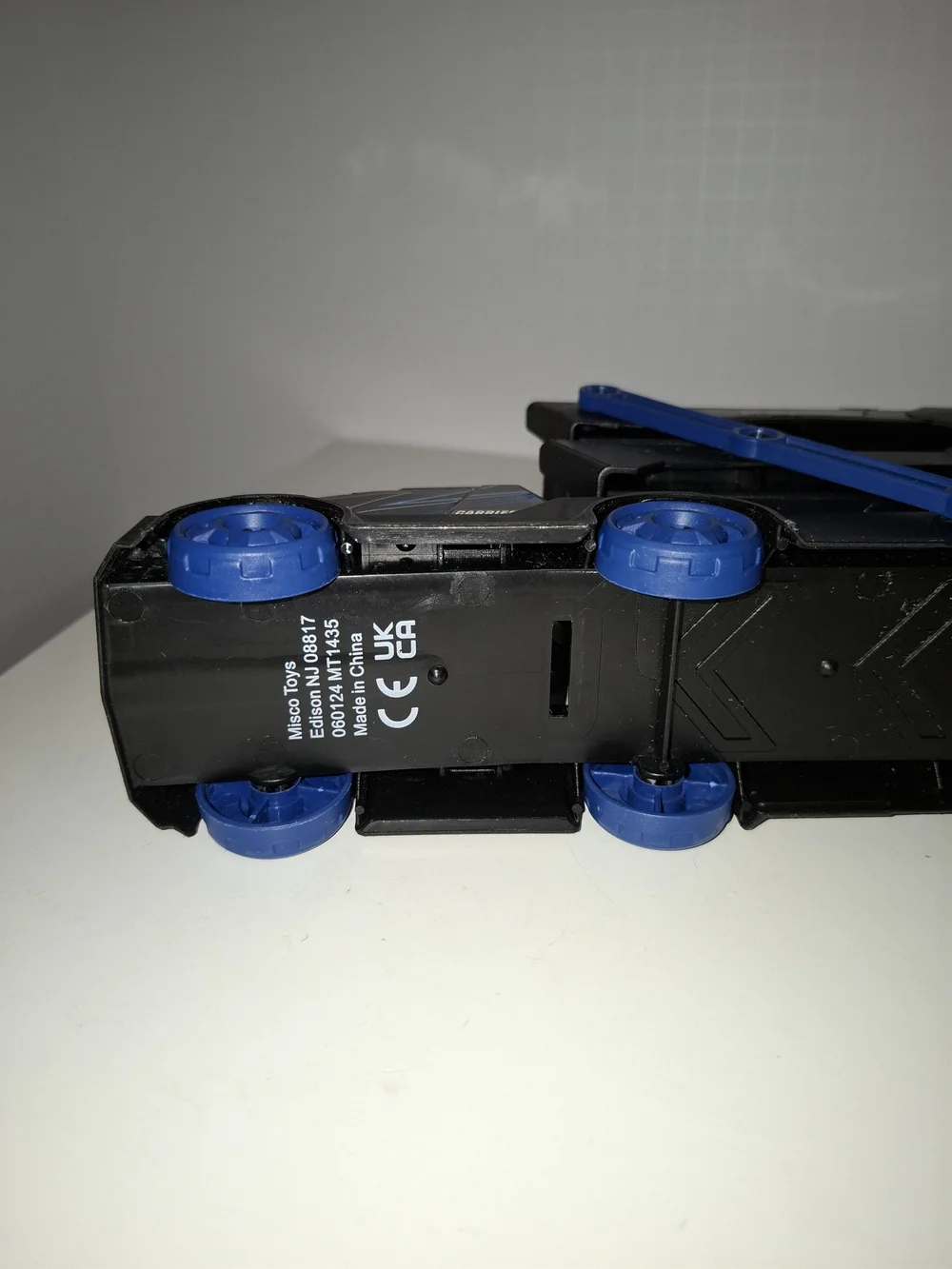 Misco Toys Multi-Function Black and Blue Toy Car Carrier Truck